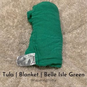 Tula Blanket Belle Isle Green EUC